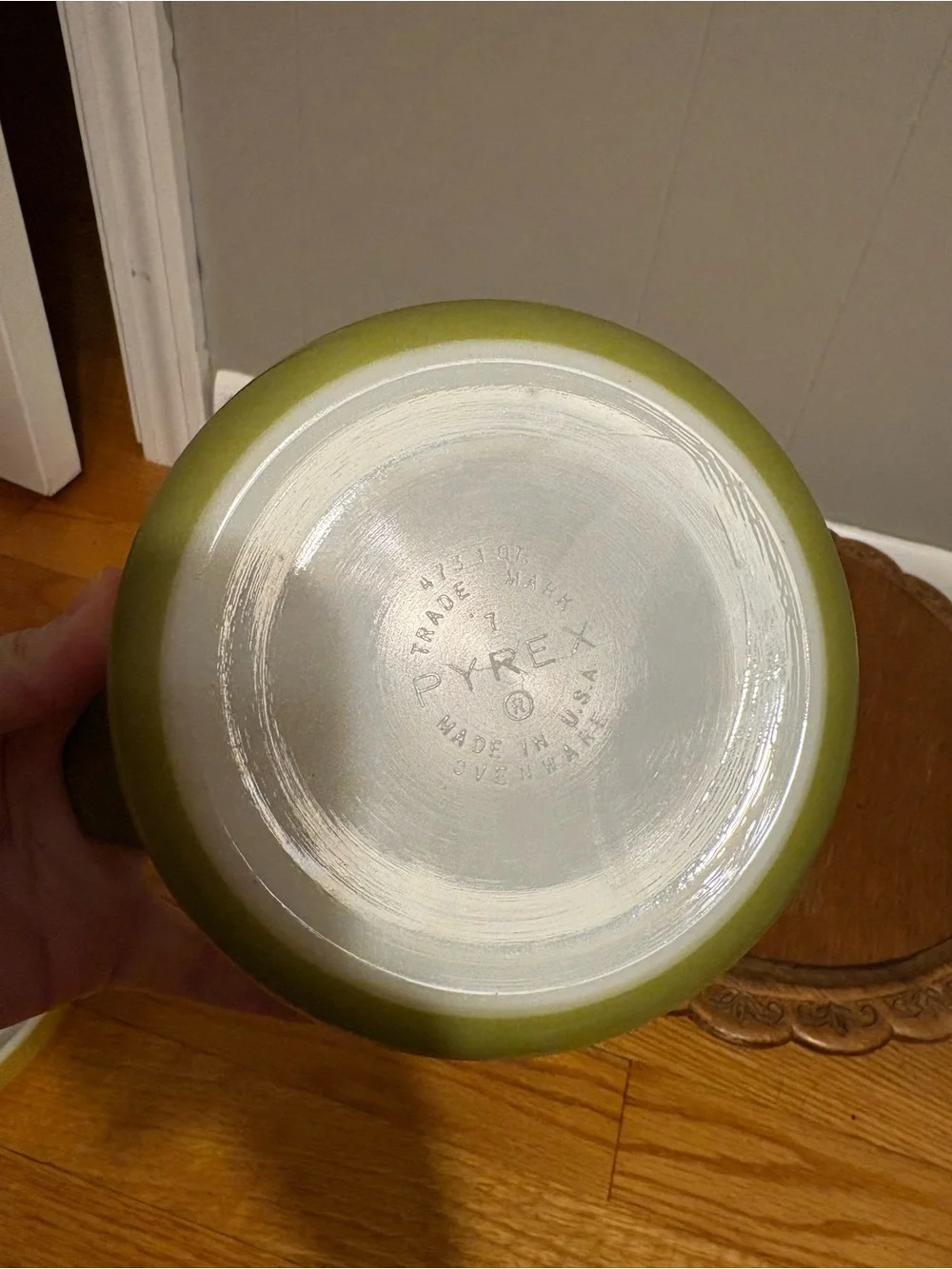 Avocado Green Vintage Pyrex Verde Cinderella Casserole Dish